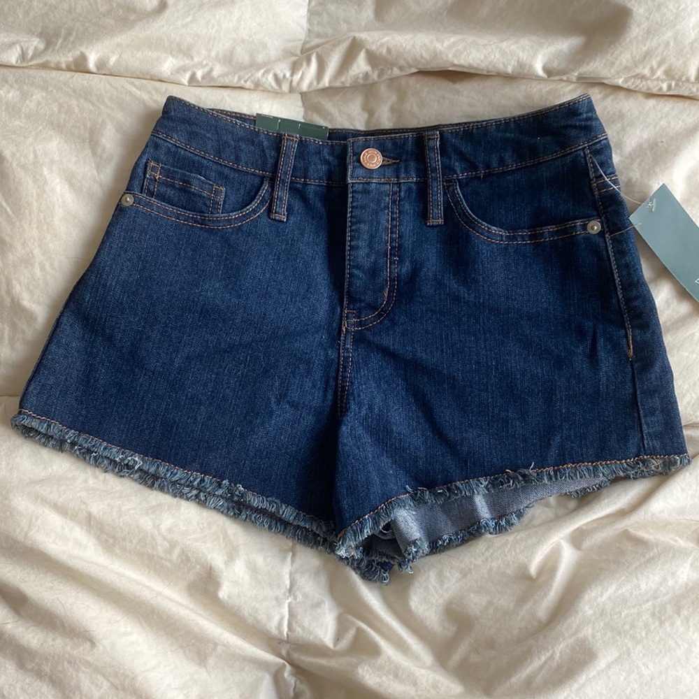 NWT Target Wild Fable cutoff denim high rise jean shorts frayed